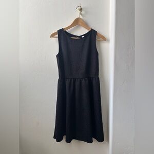 Xhilaration Black Sleeveless A-Line Mini Dress